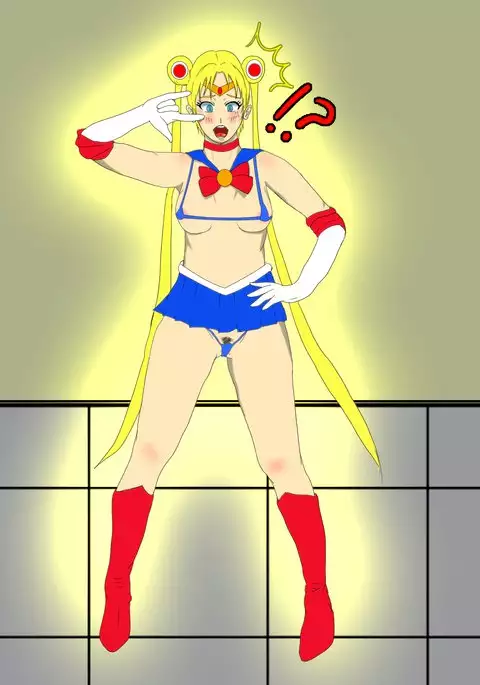 Kusuguri Rape Shokeinin vs Sailor Senshi