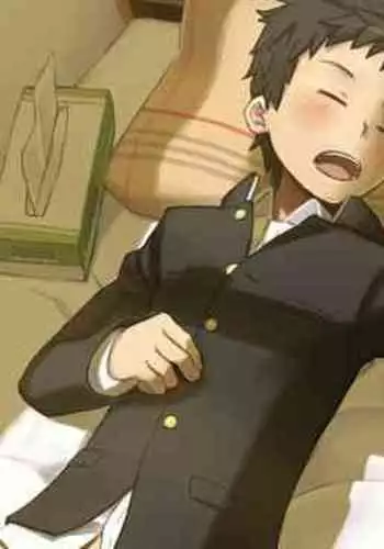 同人/マンガ｜学校帰りの少年がベッドの上で事を始めるだけ