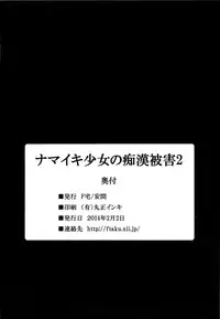 (COMITIA107) [F Taku (Anma)] Namaiki Shoujo no Chikan Higai 2