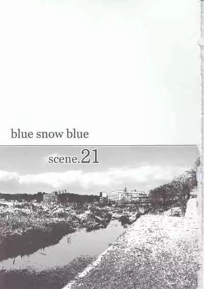 blue snow blue scene.21