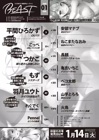 COMIC Kairakuten BEAST 2020-01