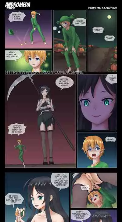 Mizuki and a candy boy