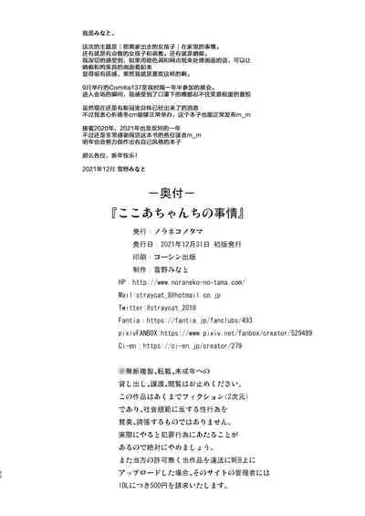 Kokoa-chan Chi no Jijou