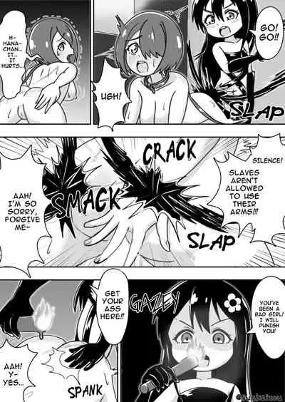 A cartoon in which my sister is trained by Hana