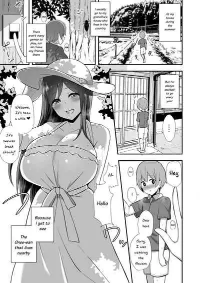 Shiro OnePi Onee-san to Babubabu Inaka Ecchi