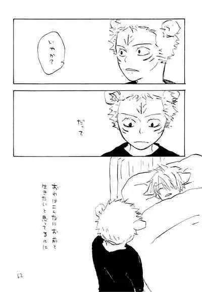 海の虹が沈む森