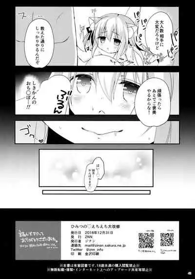 (C95) [ZNN (Zinan)] Himitsu no Echi Echi Daikaishuu (Azur Lane)