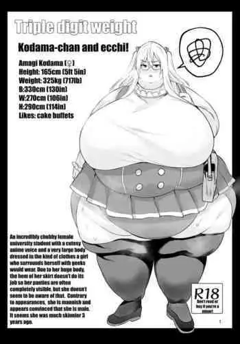 Triple digit weight Kodama-chan and H!