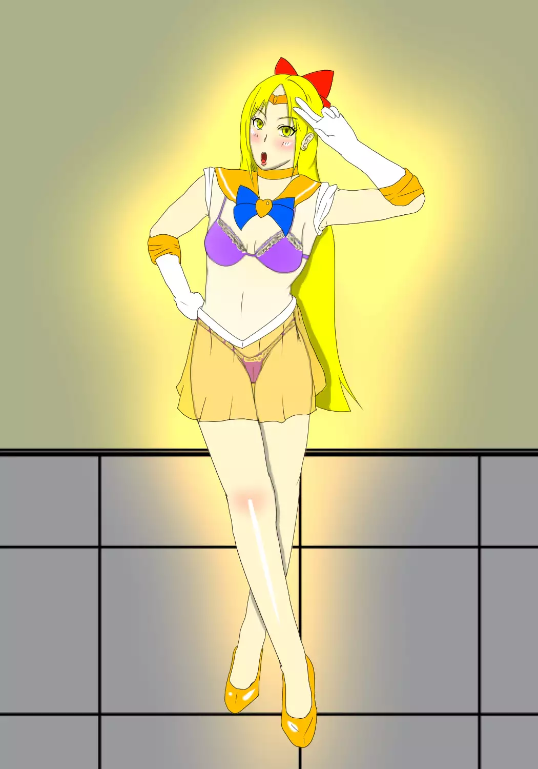 Kusuguri Rape Shokeinin vs Sailor Senshi