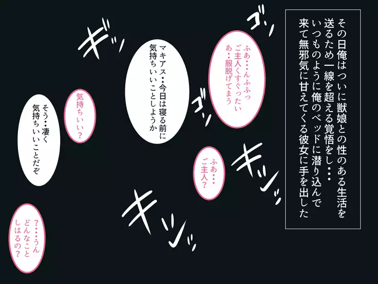 獣娘との性活始めました