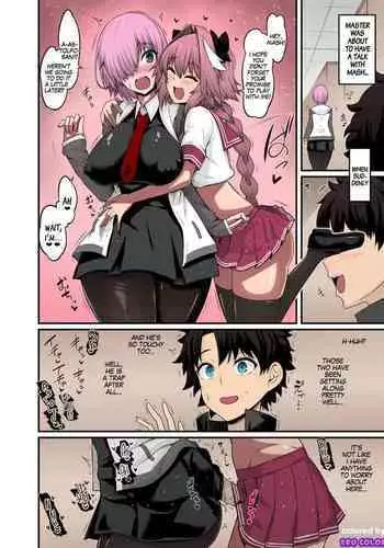[Ankoman] Mash, Astolfo to Nakayoku Naru (Fate/Grand Order) [English][Colorized][Erocolor]