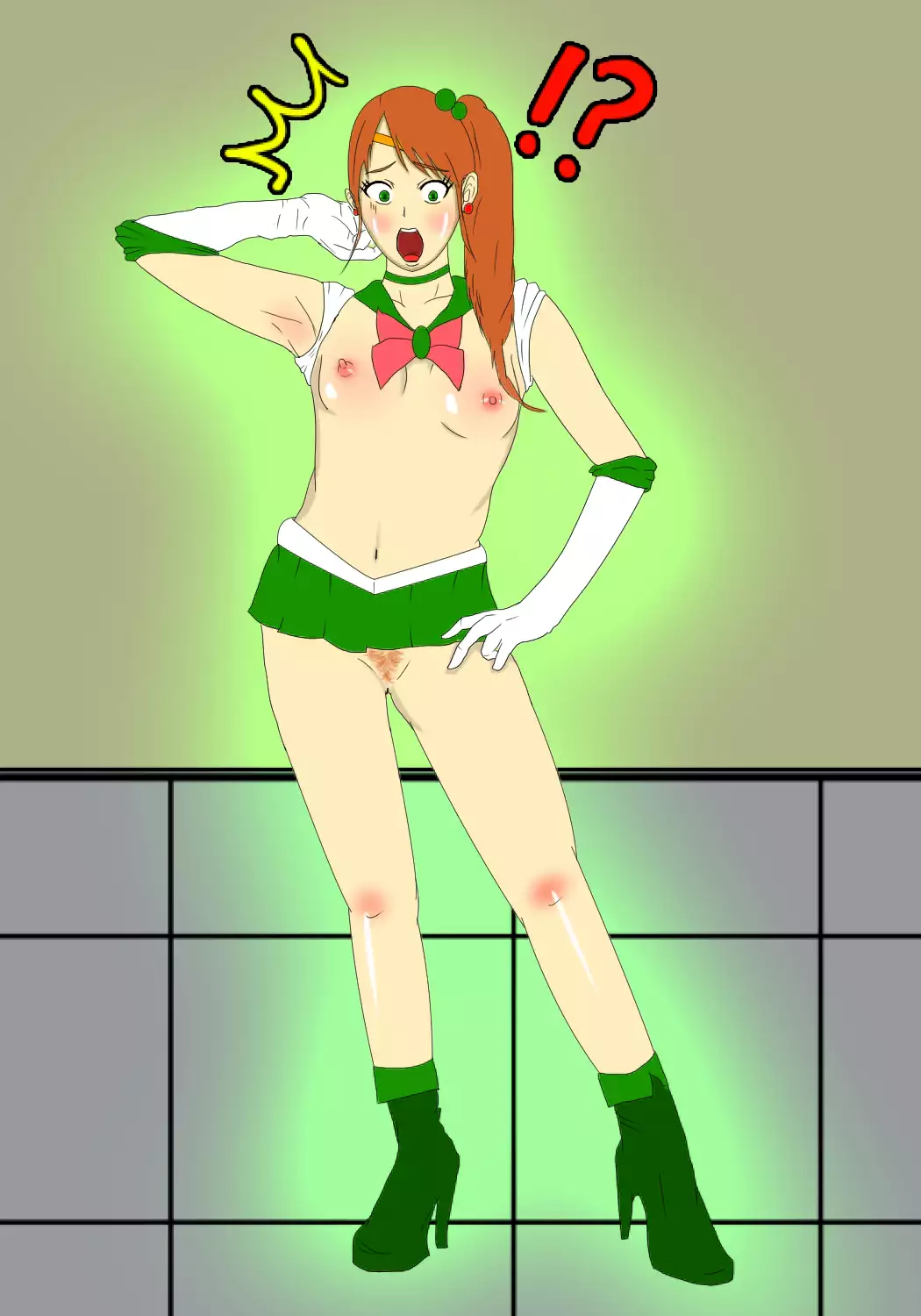 Kusuguri Rape Shokeinin vs Sailor Senshi